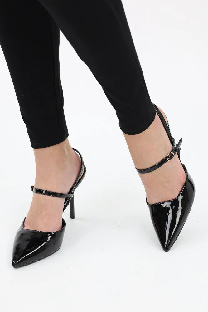 CEO Chic Strappy Stiletto Heels