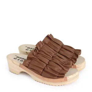 CHLOE CLOG   Tabacco