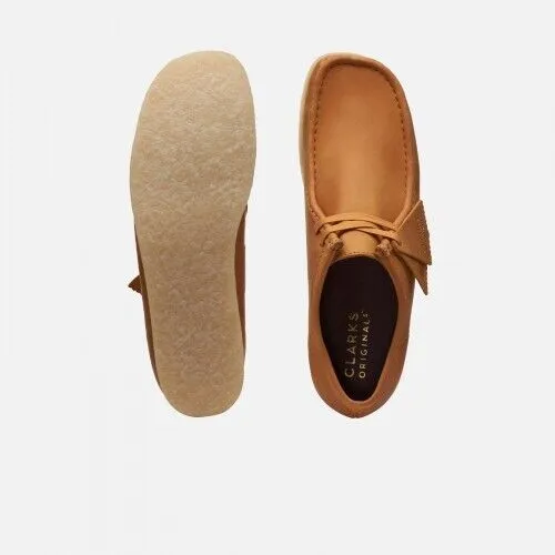 Clarks Men's Wallabee Low Tan Leather