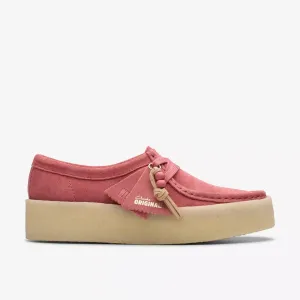 Clarks Women's Wallabee Cup Vintage Pink Suede
