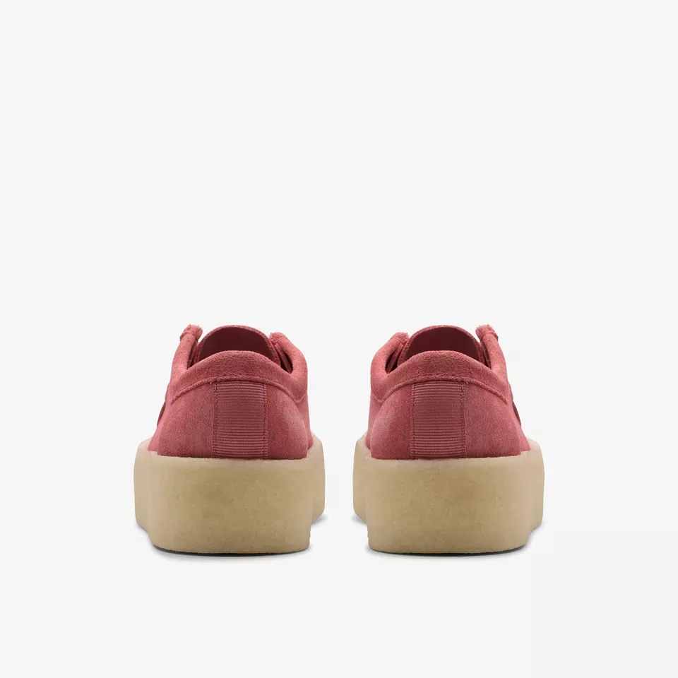 Clarks Women's Wallabee Cup Vintage Pink Suede