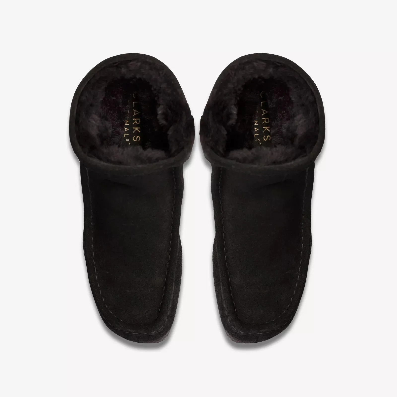 Clarks Women's Wallabee Hi Black 26169534