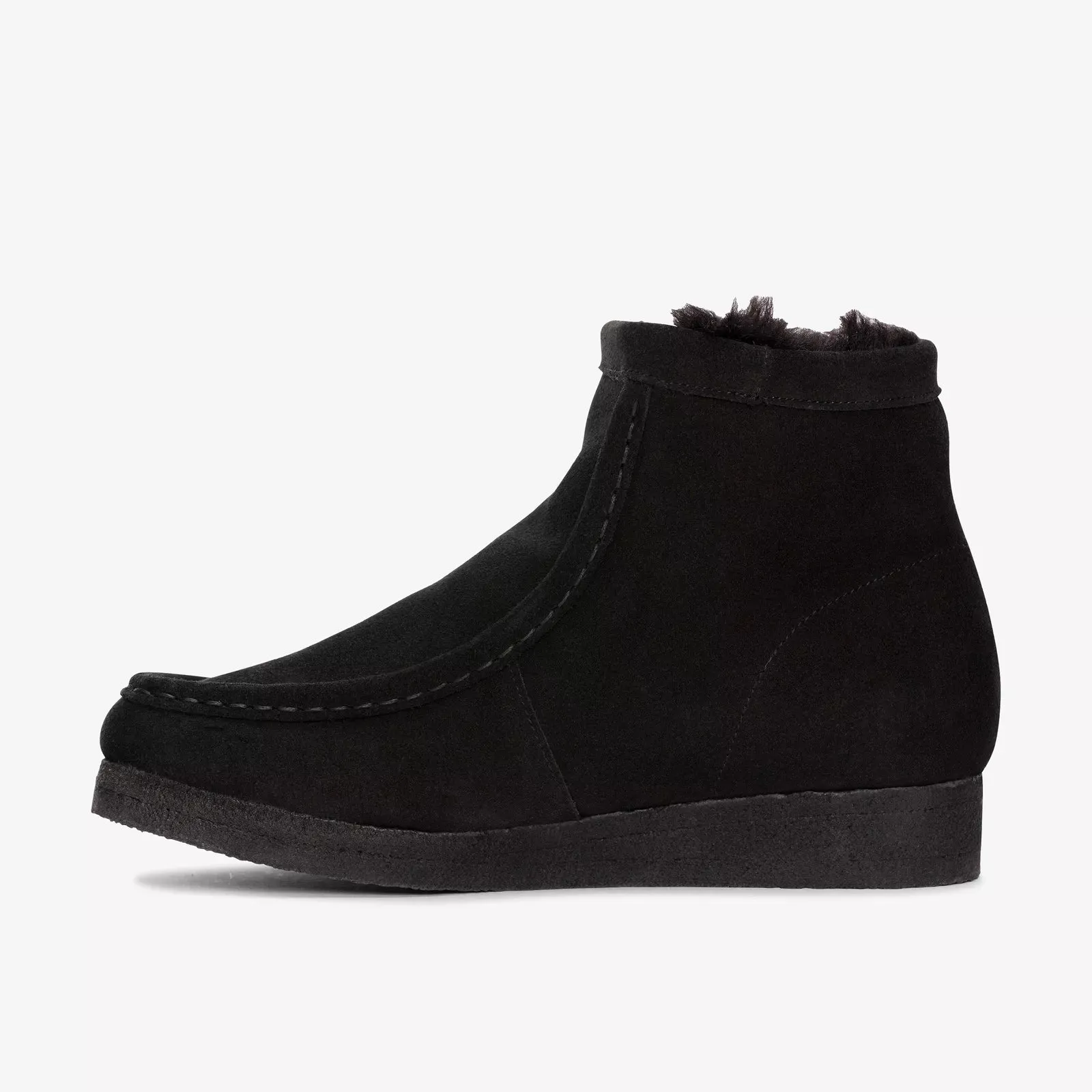 Clarks Women's Wallabee Hi Black 26169534