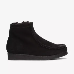 Clarks Women's Wallabee Hi Black 26169534