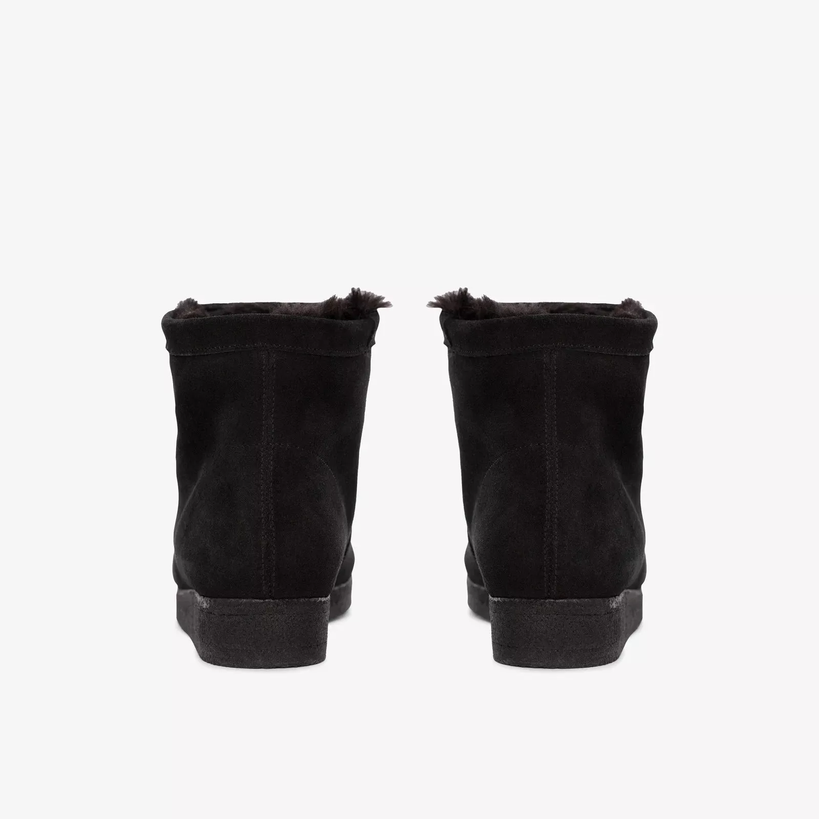 Clarks Women's Wallabee Hi Black 26169534