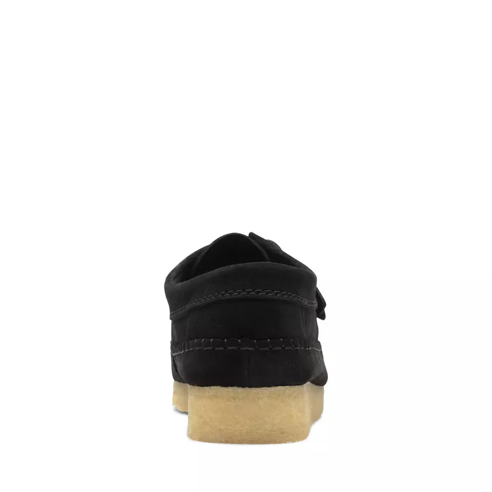 Clarks Women's Wallabee Weaver Black Suede 26173255