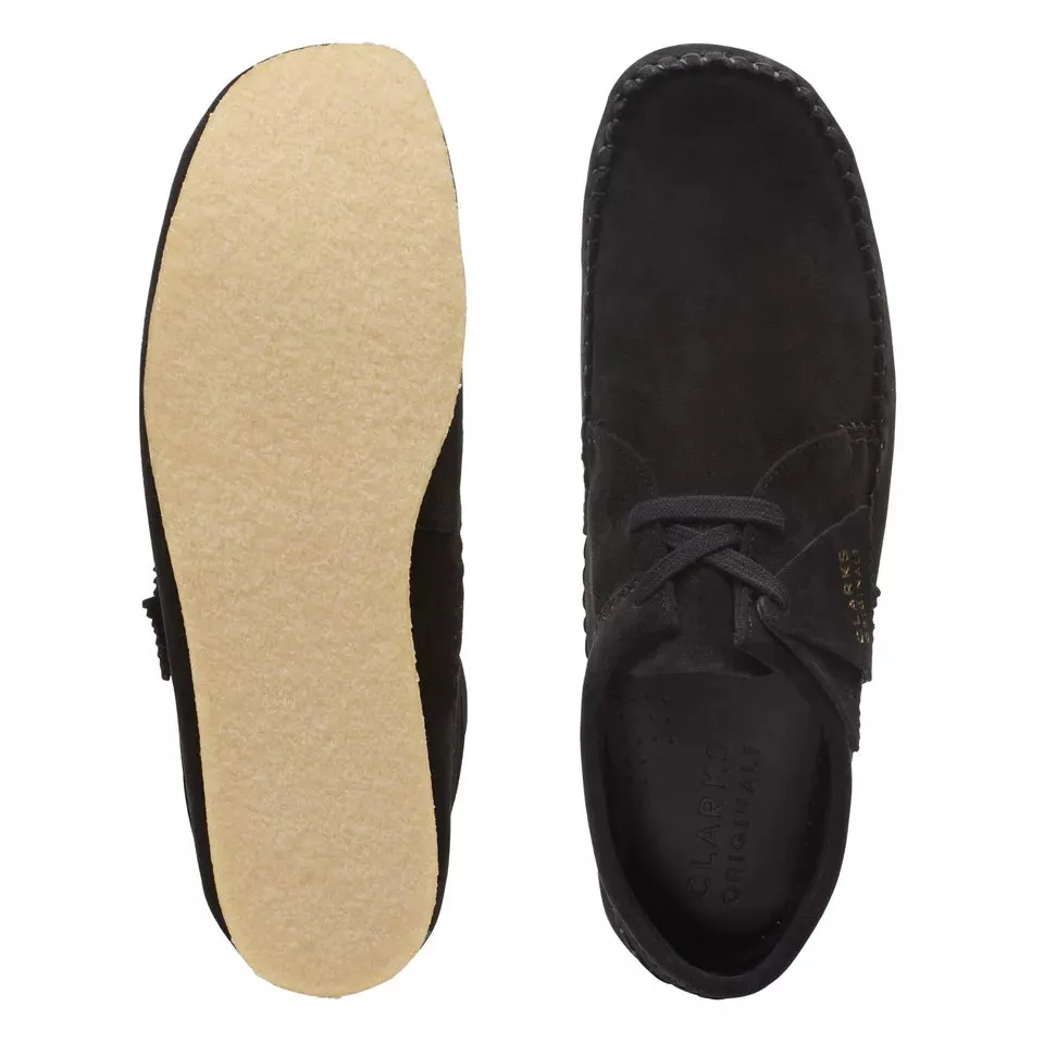 Clarks Women's Wallabee Weaver Black Suede 26173255