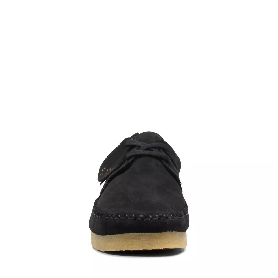 Clarks Women's Wallabee Weaver Black Suede 26173255