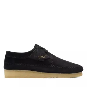 Clarks Women's Wallabee Weaver Black Suede 26173255