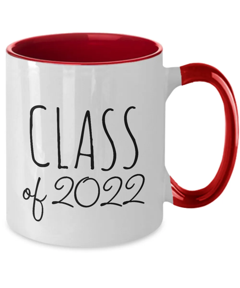 Class of 2022 Mug Two-Tone Coffee Cup Funny Gift