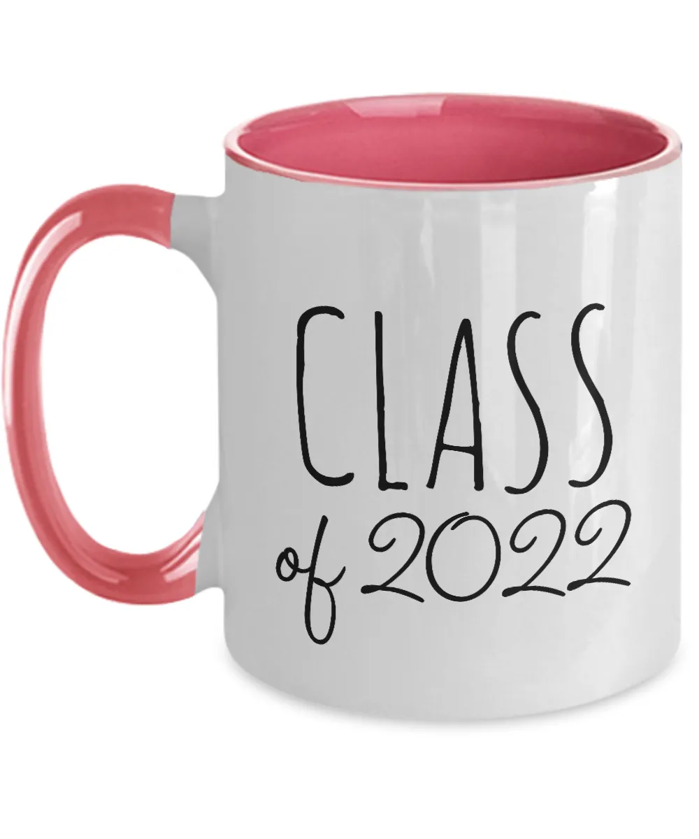Class of 2022 Mug Two-Tone Coffee Cup Funny Gift