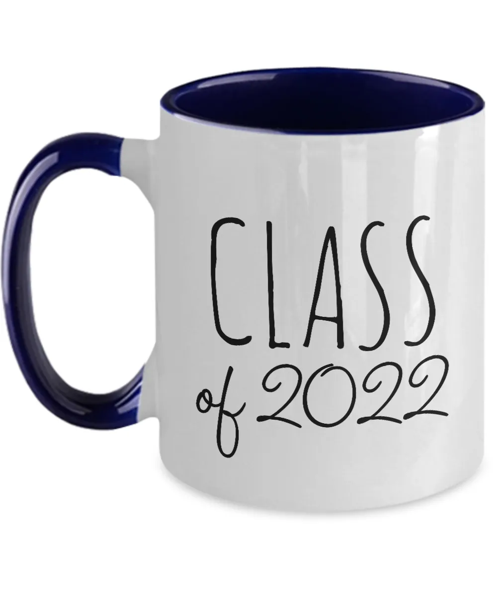 Class of 2022 Mug Two-Tone Coffee Cup Funny Gift