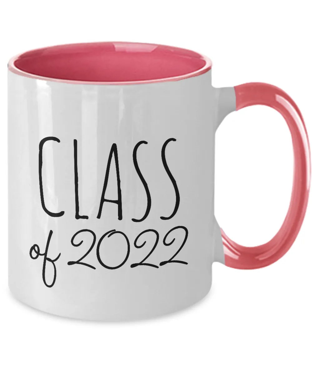 Class of 2022 Mug Two-Tone Coffee Cup Funny Gift