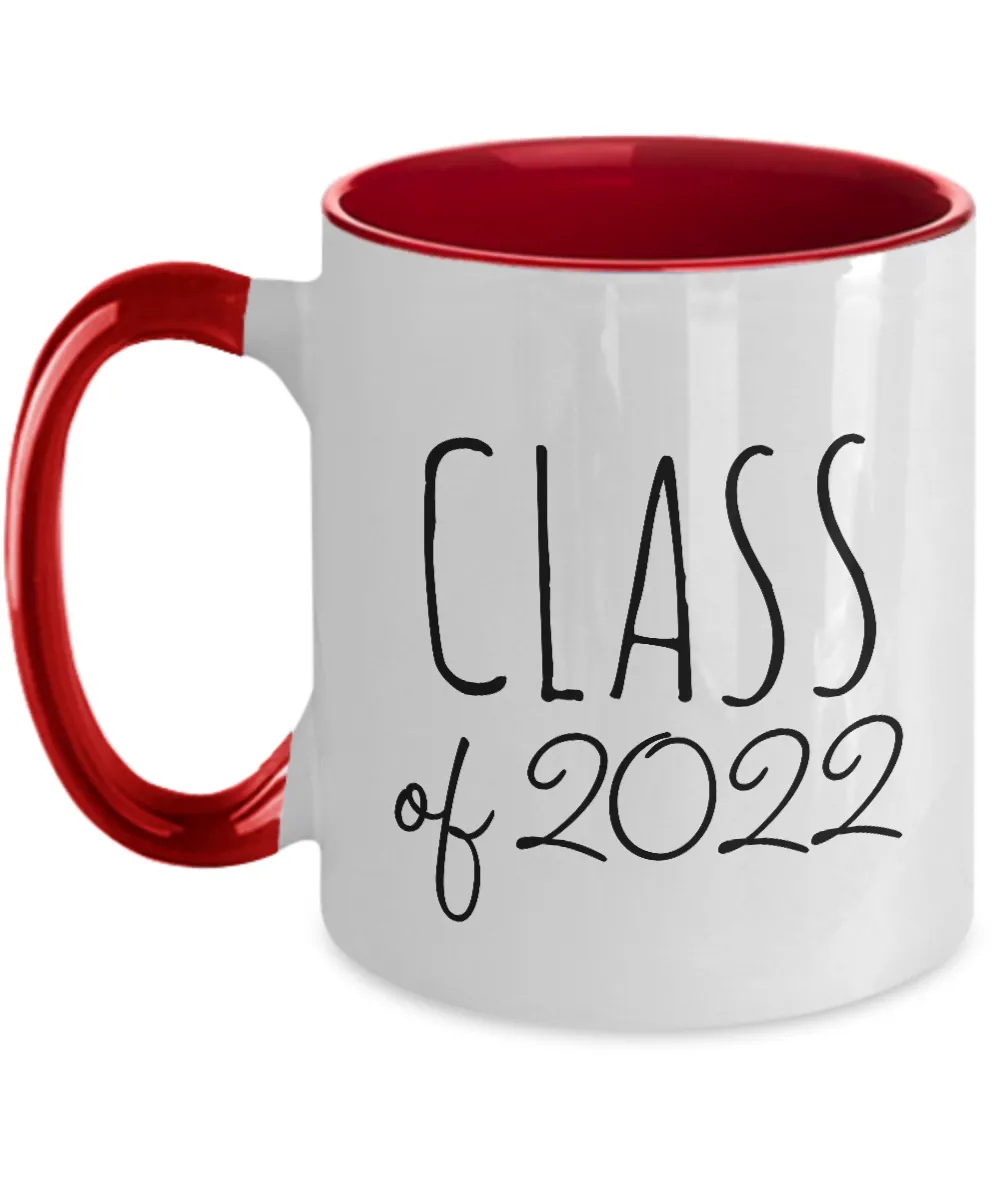 Class of 2022 Mug Two-Tone Coffee Cup Funny Gift