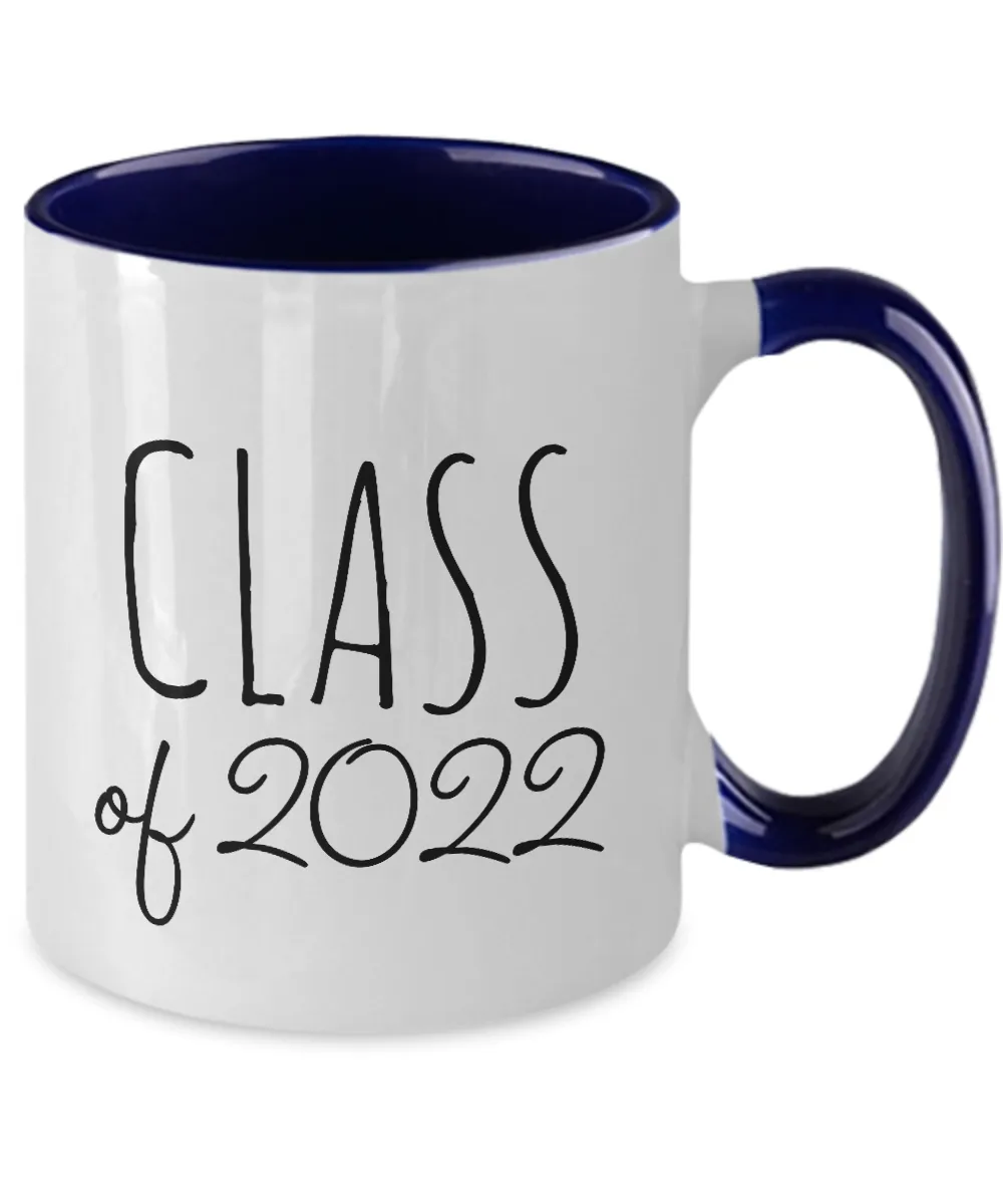 Class of 2022 Mug Two-Tone Coffee Cup Funny Gift