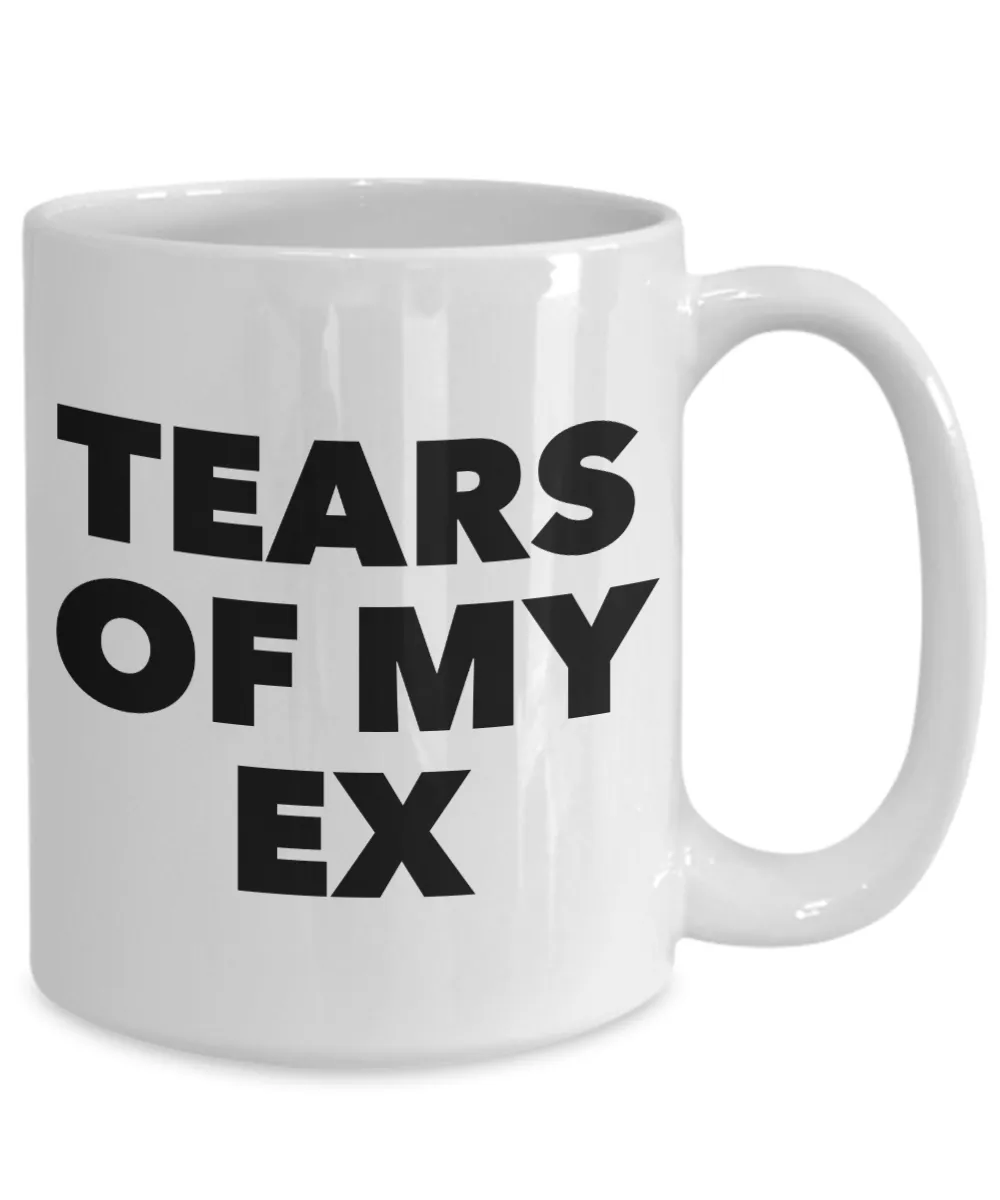 Coffee Mug Gifts for Breakup - Tears of My Ex Ceramic Coffee Cup