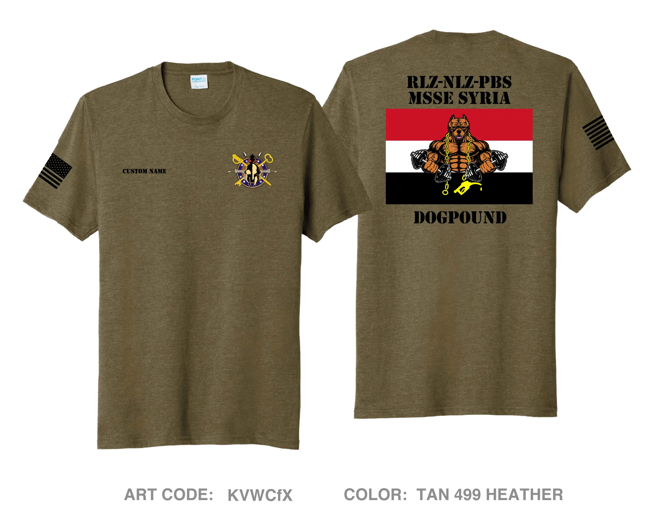 CUSTOM A Co. 68th DSSB, 4DSB Comfort Unisex Triblend SS Tee - KVWCfX