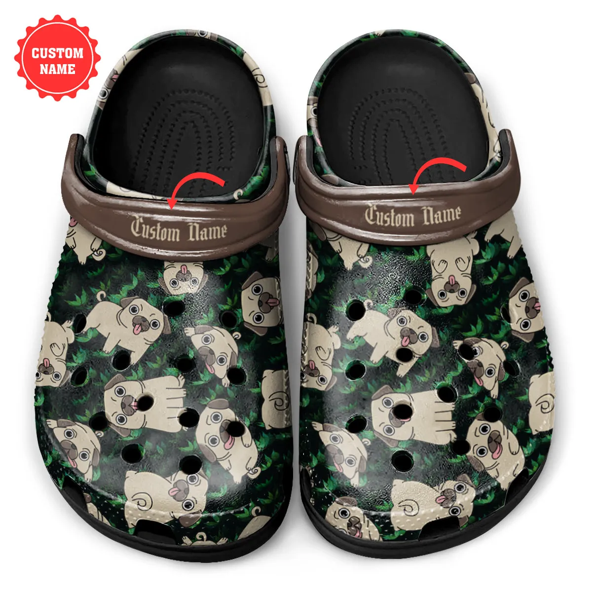 Custom Shoes - All Over Printed Clogs SHOEGEEᵀᴹ