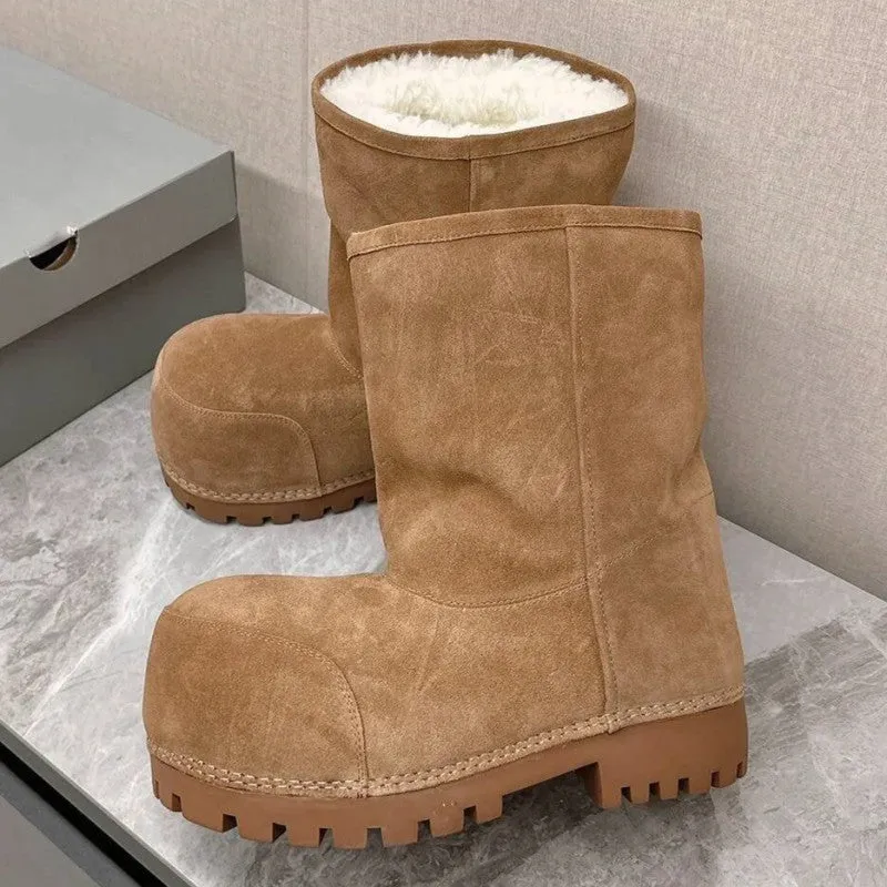 Cute Chunky Warm Boots