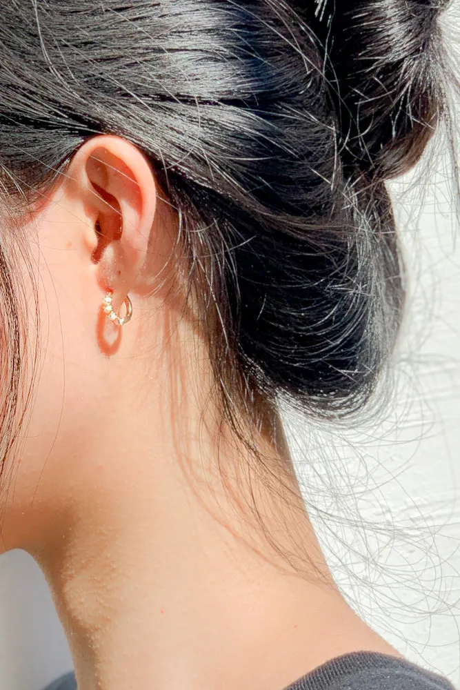 Dainty Opal Huggies