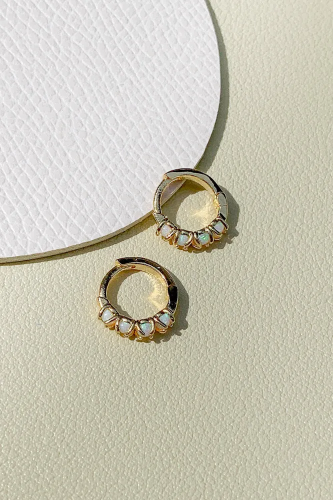 Dainty Opal Huggies