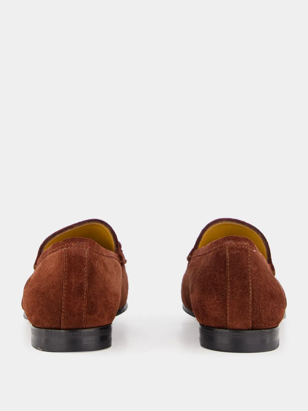 Dark Brown Jordaan Suede Loafers