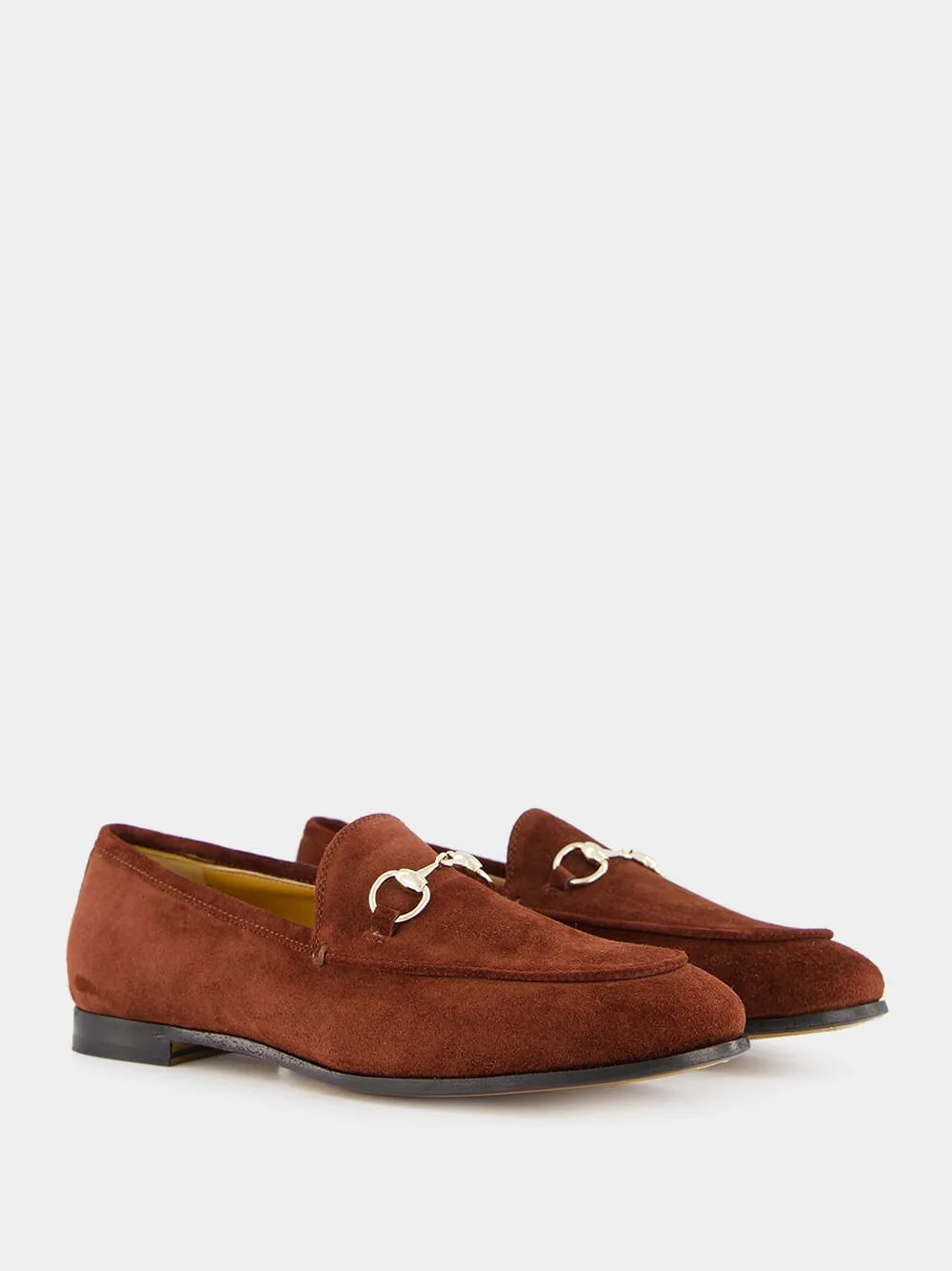 Dark Brown Jordaan Suede Loafers