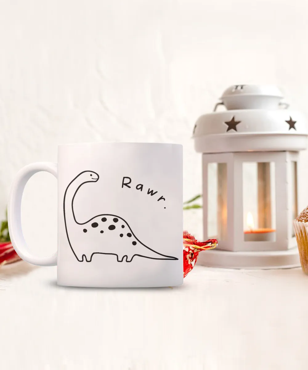 Dinosaur Mug, Dinosaur Coffee Mug, Dinosaur Cup, Dino Mug, T Rex Mug, Dinosaur Lover Gifts