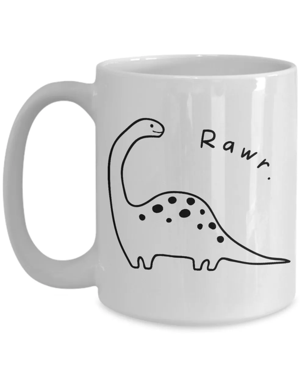 Dinosaur Mug, Dinosaur Coffee Mug, Dinosaur Cup, Dino Mug, T Rex Mug, Dinosaur Lover Gifts
