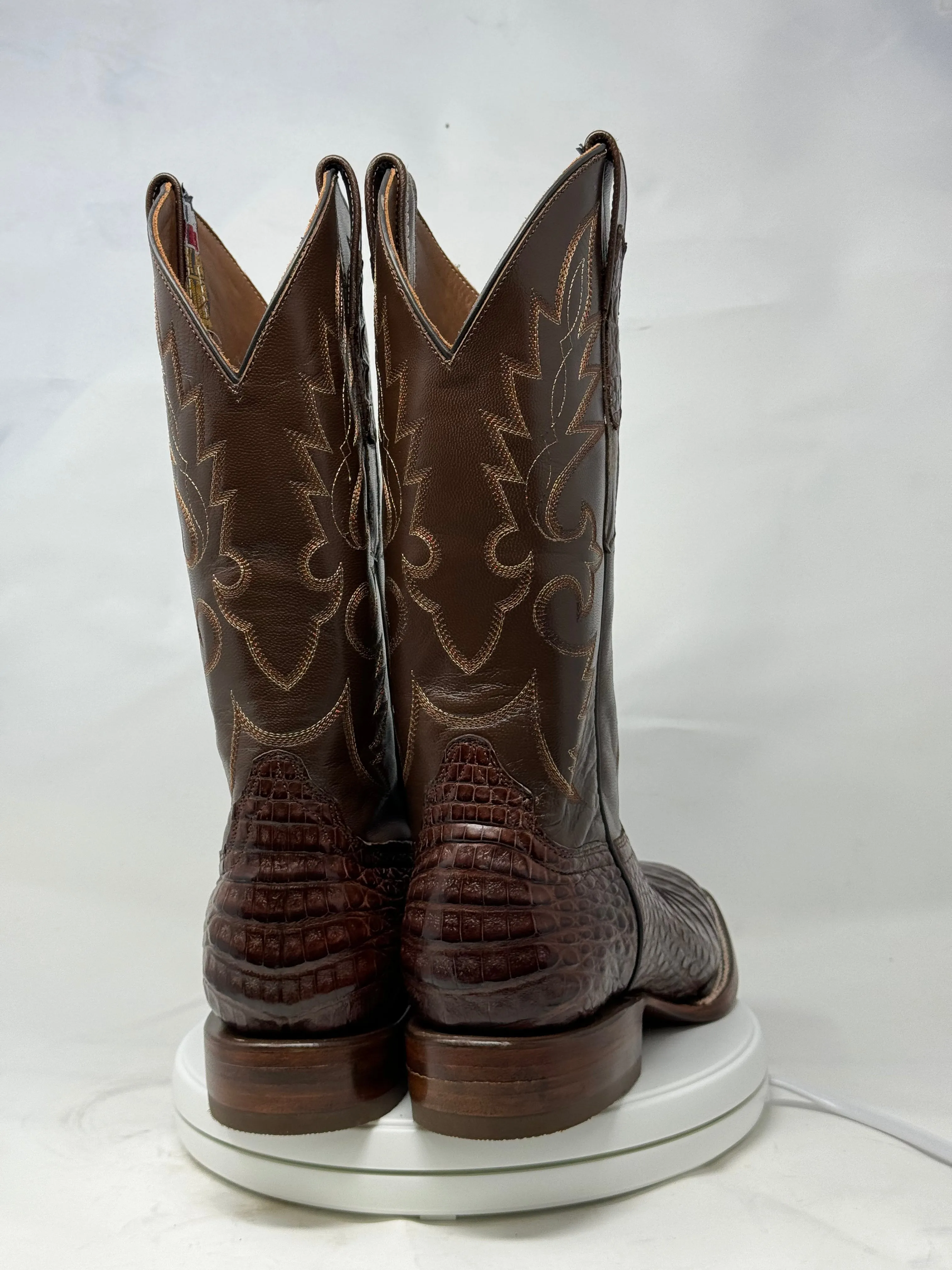 DJ2053 | Don Juan Boots Men's Caiman Belly Cigar H Toe P