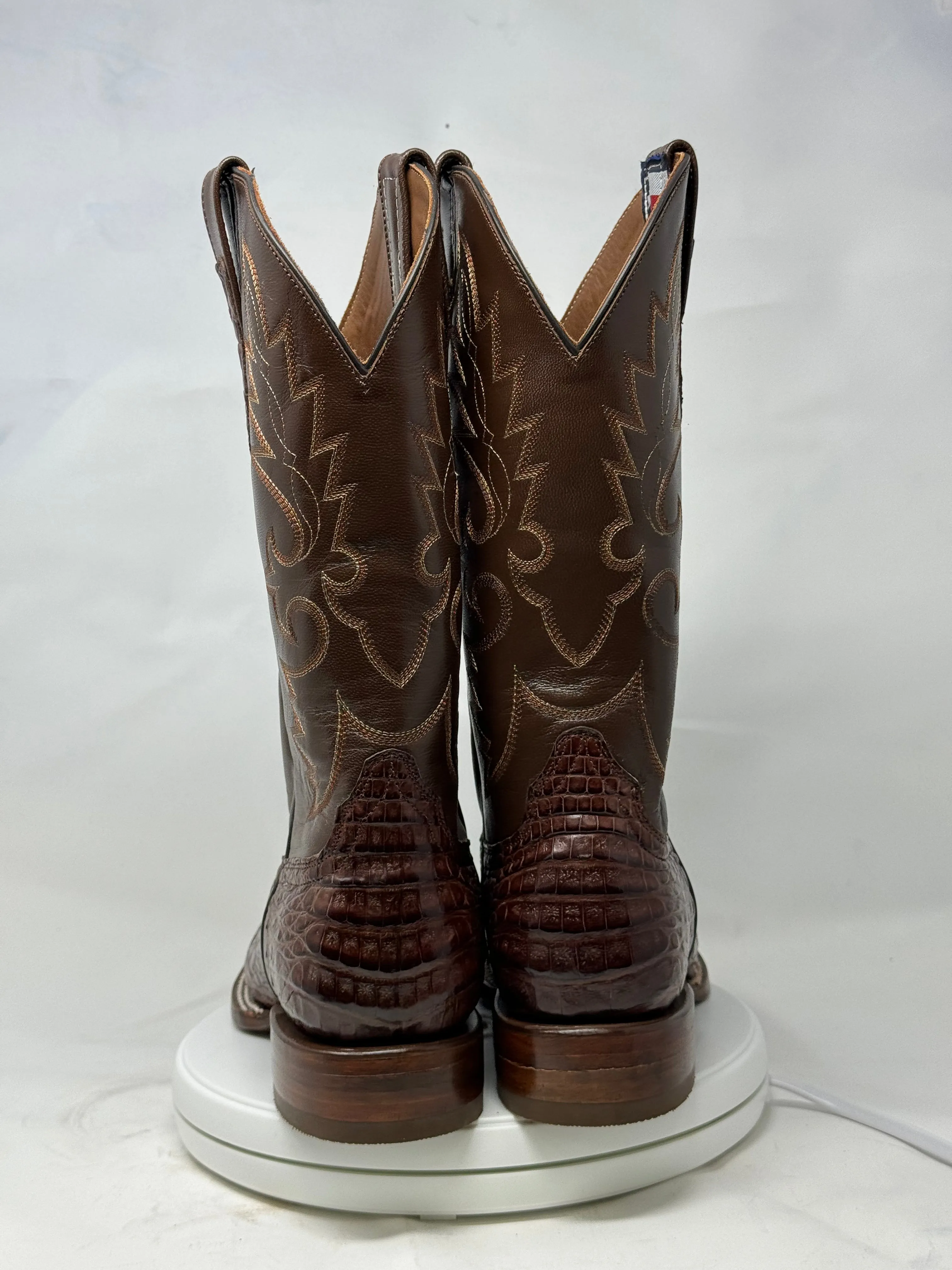 DJ2053 | Don Juan Boots Men's Caiman Belly Cigar H Toe P