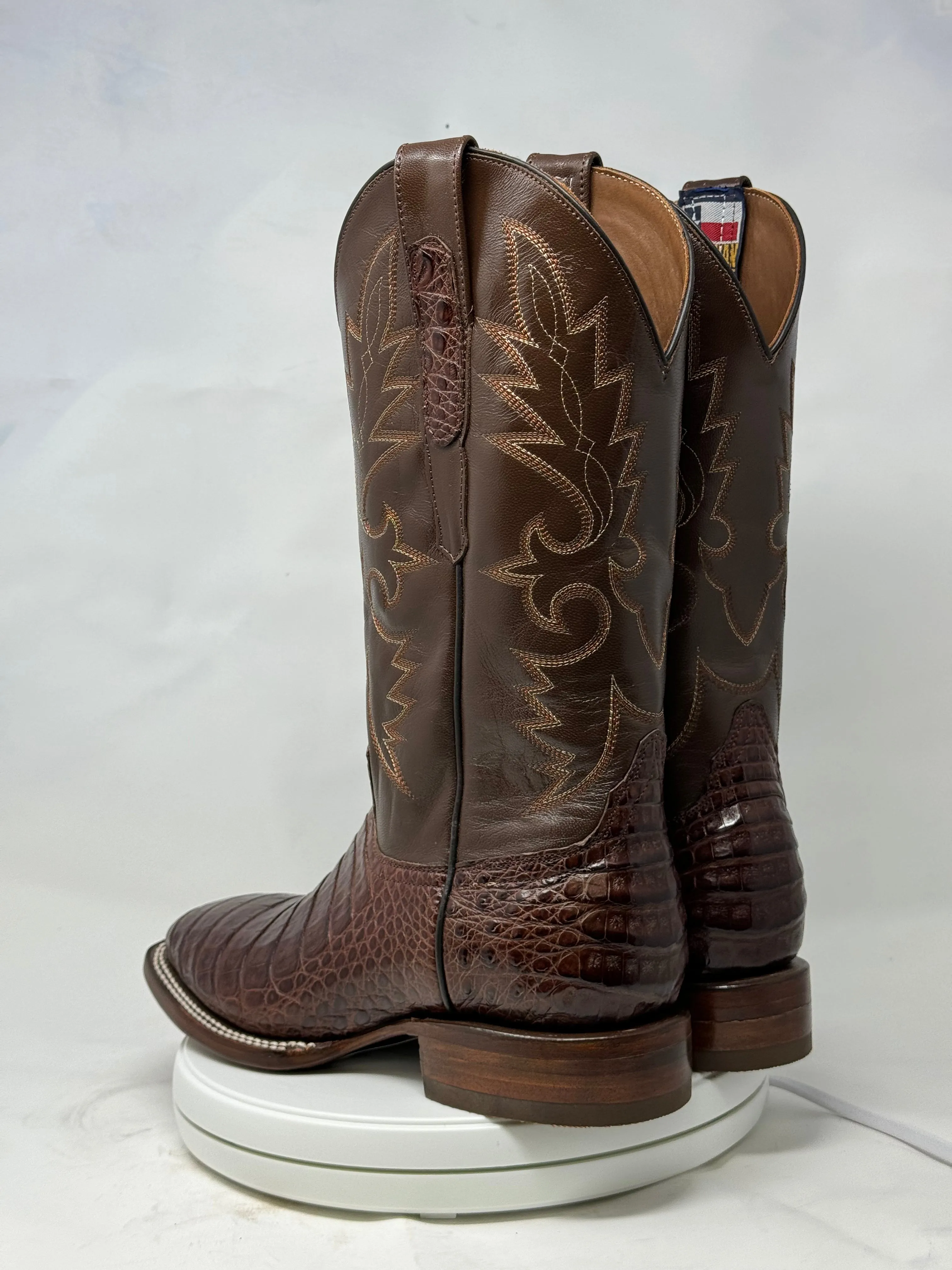 DJ2053 | Don Juan Boots Men's Caiman Belly Cigar H Toe P