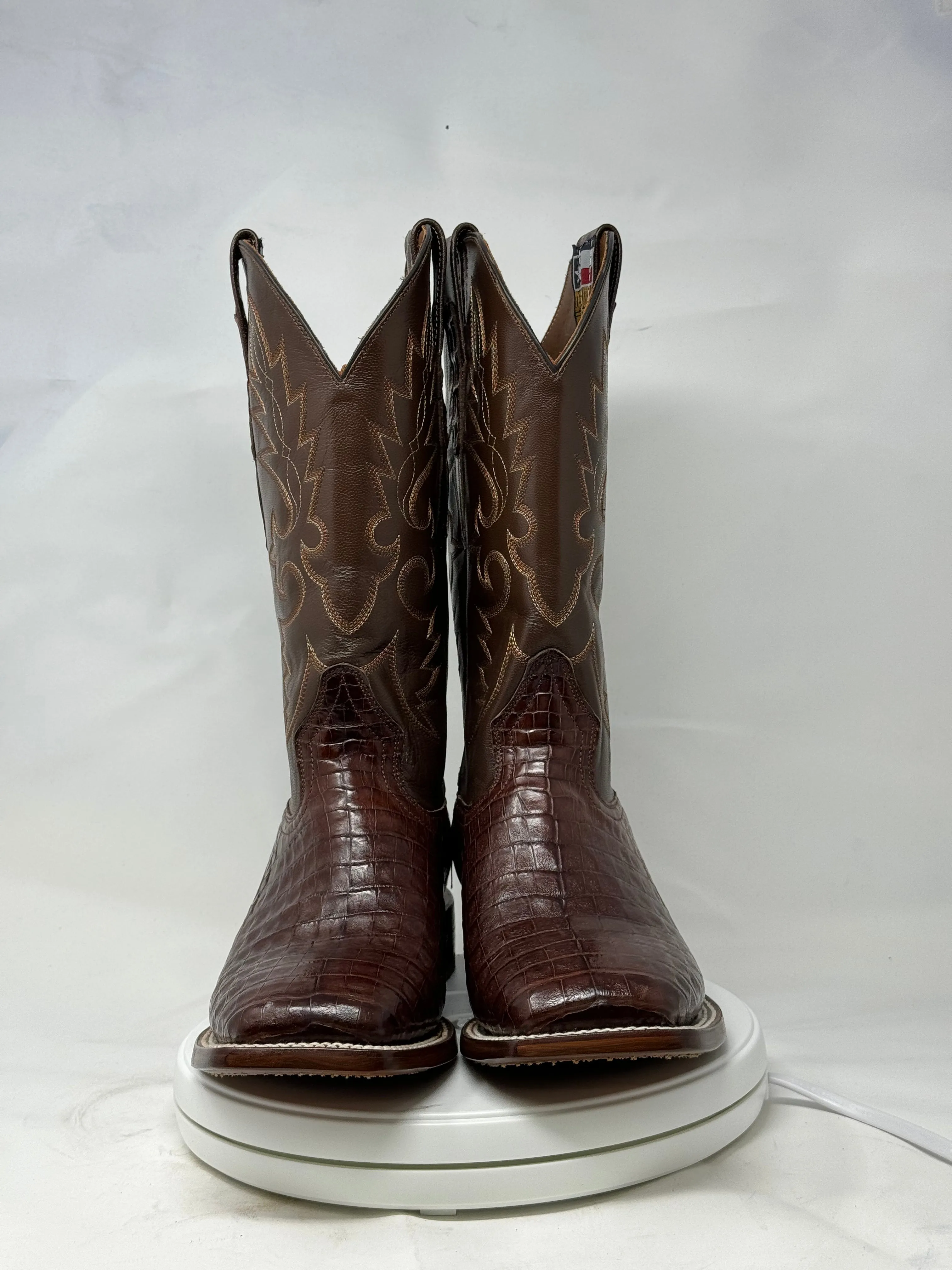 DJ2053 | Don Juan Boots Men's Caiman Belly Cigar H Toe P