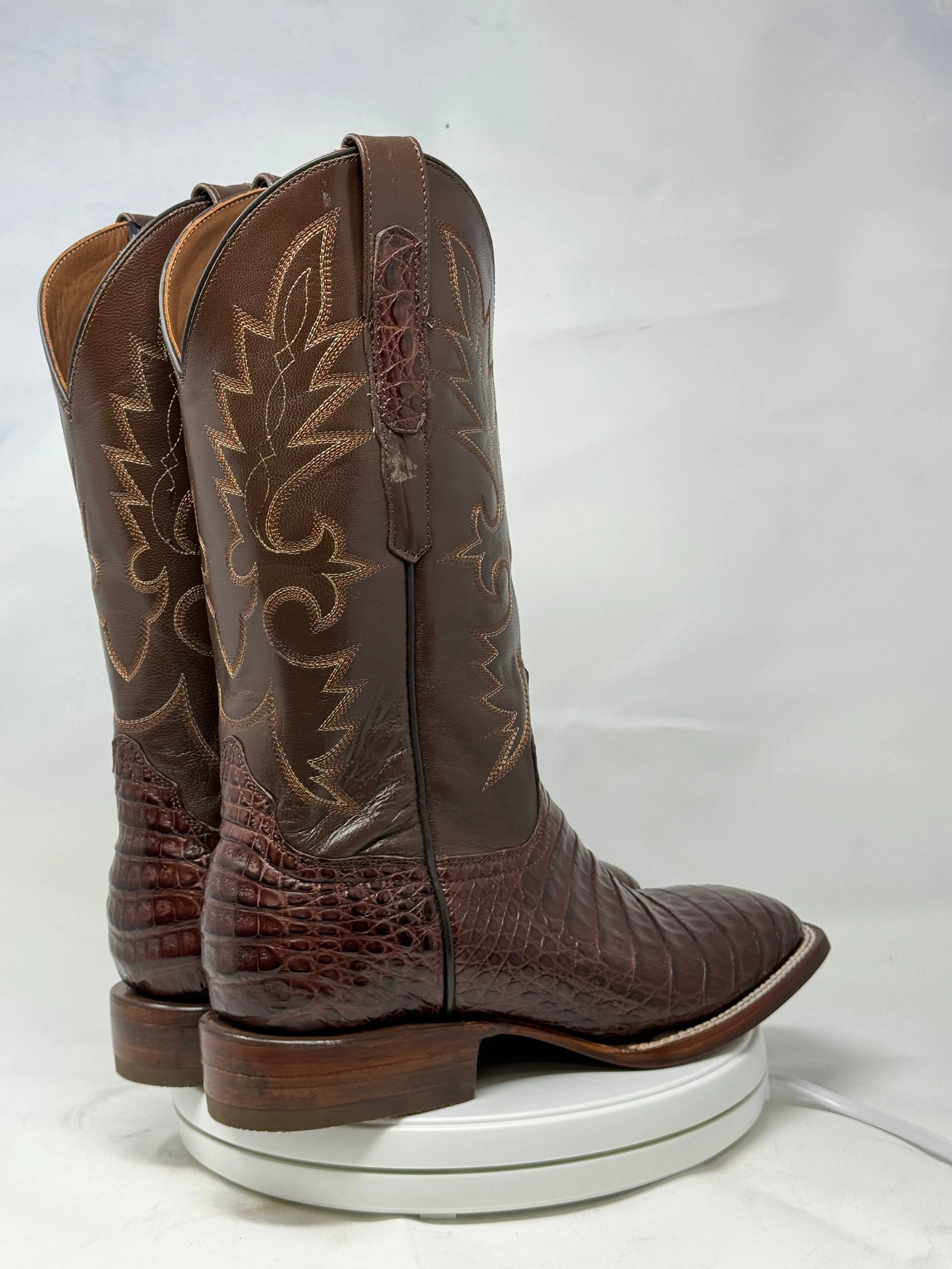 DJ2053 | Don Juan Boots Men's Caiman Belly Cigar H Toe P