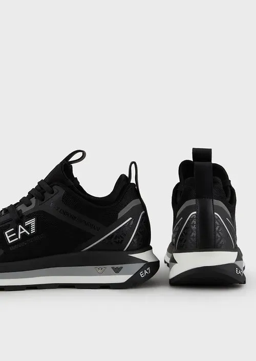 EA7 Emporio Armani X8X089 Woven Trainers 001 Black