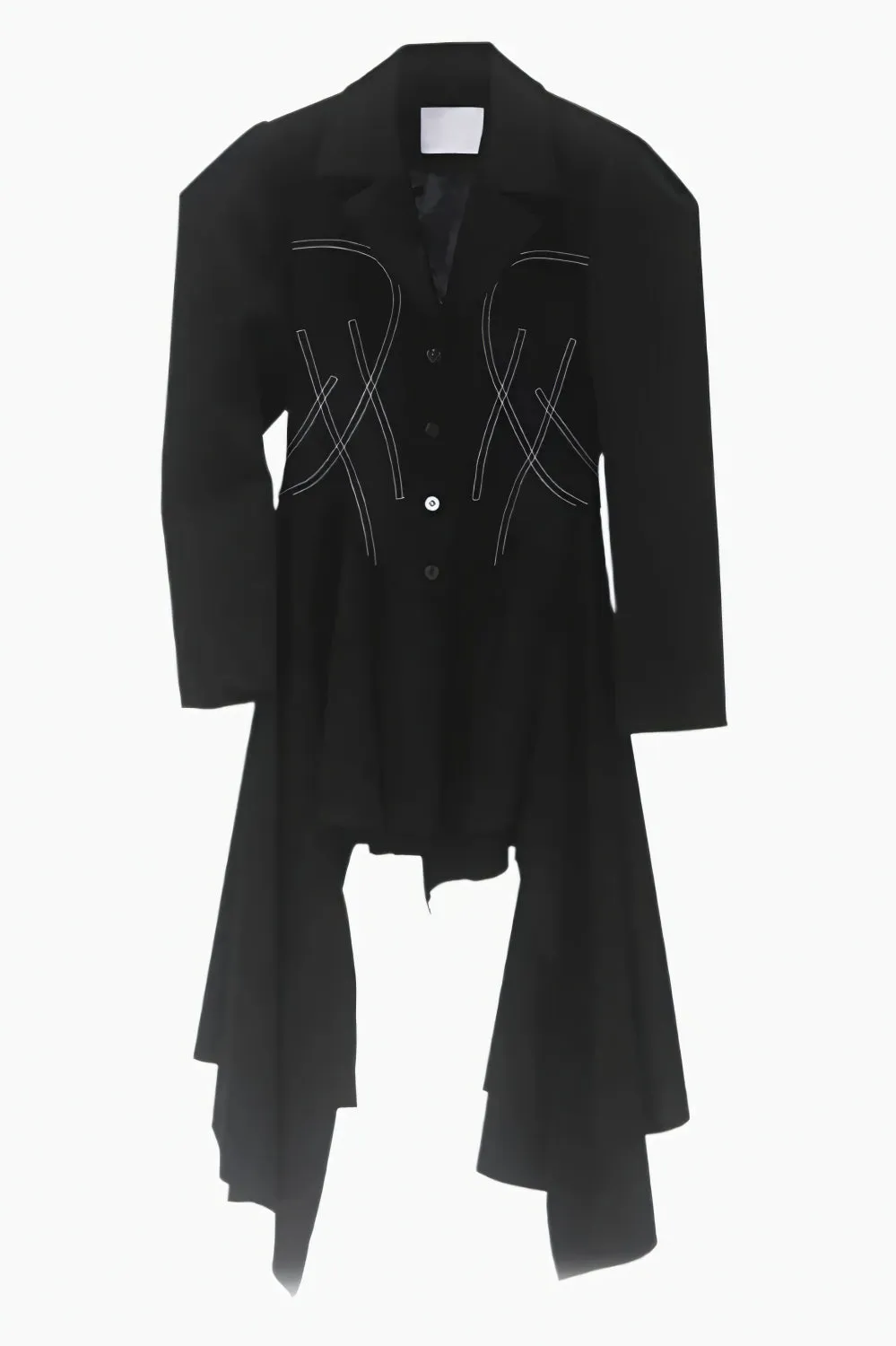 Eclipse Asymmetrical Long Blazer