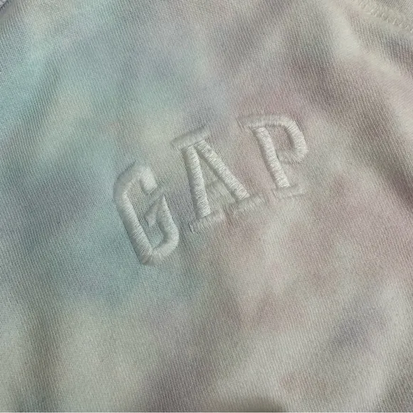 Gap Tie Dye Pink Blue Sweatsuit Pajama Short Set