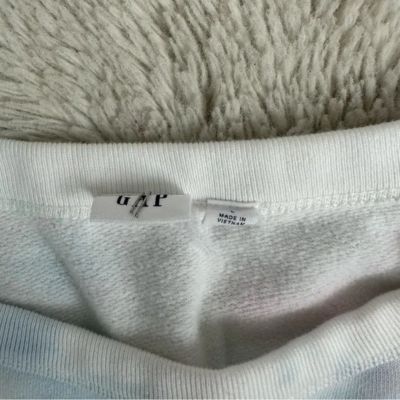 Gap Tie Dye Pink Blue Sweatsuit Pajama Short Set