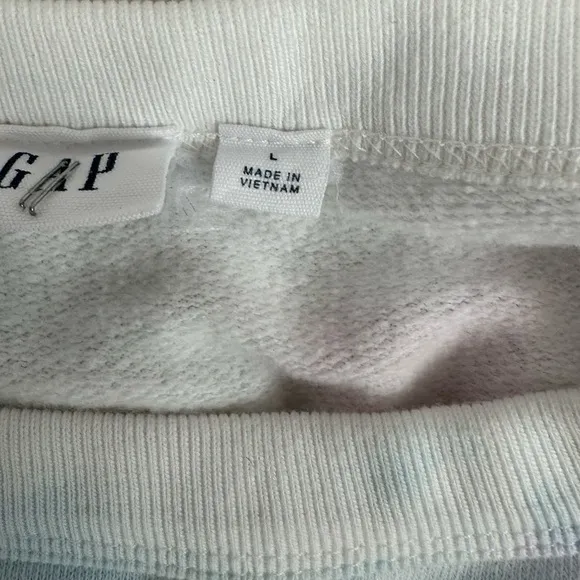 Gap Tie Dye Pink Blue Sweatsuit Pajama Short Set