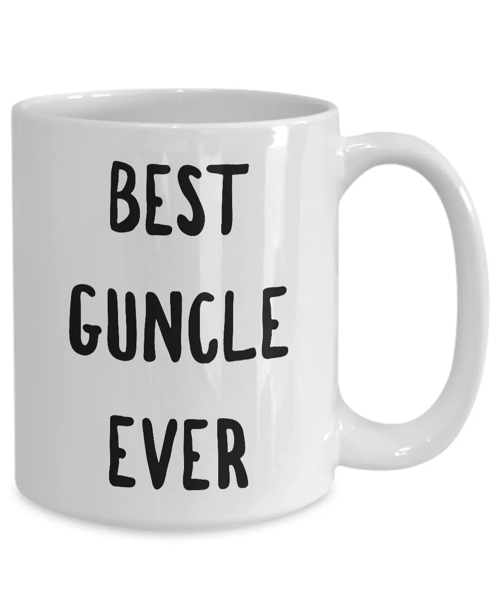 Guncle Cup Guncle Coffee Mug - Best Guncle Ever Ceramic Coffee Cup Gift