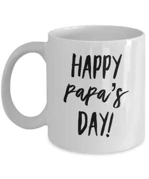 Happy Papa's Day Mug Coffee Cup Funny Gift for Papa Mug