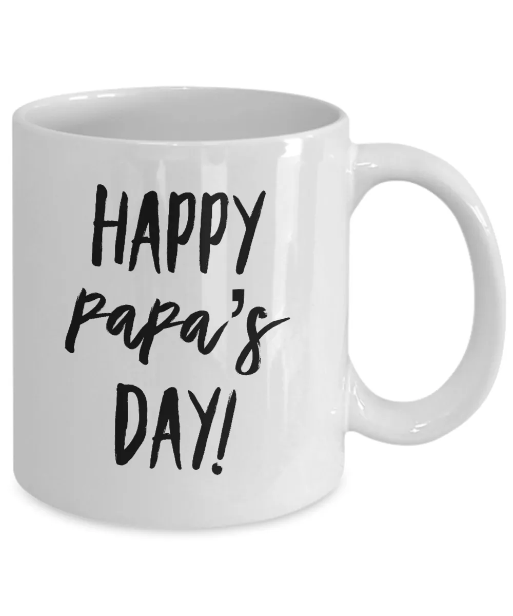Happy Papa's Day Mug Coffee Cup Funny Gift for Papa Mug