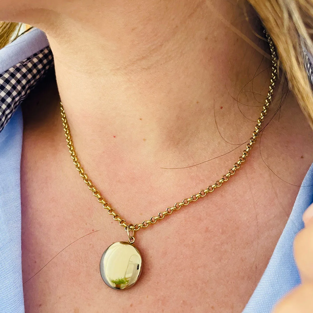 Heavyweight Rolo Chain Necklace