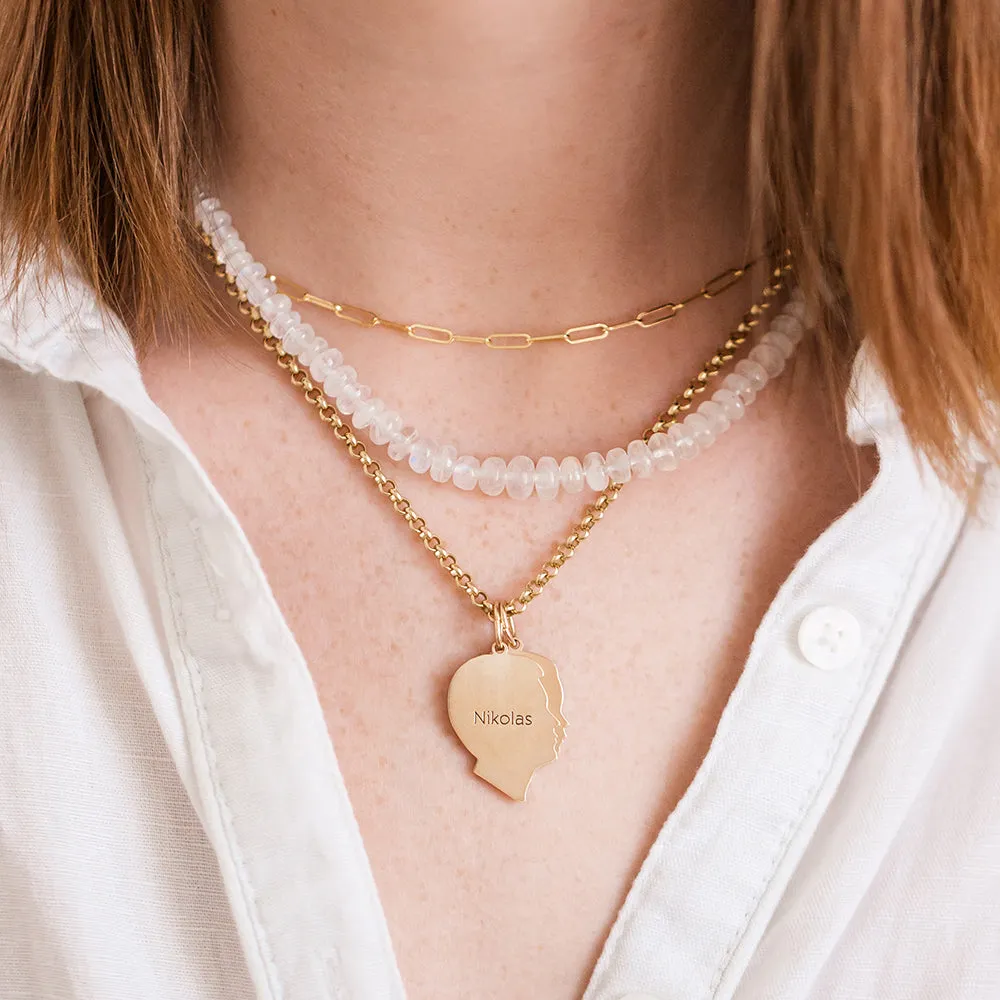 Heavyweight Rolo Chain Necklace