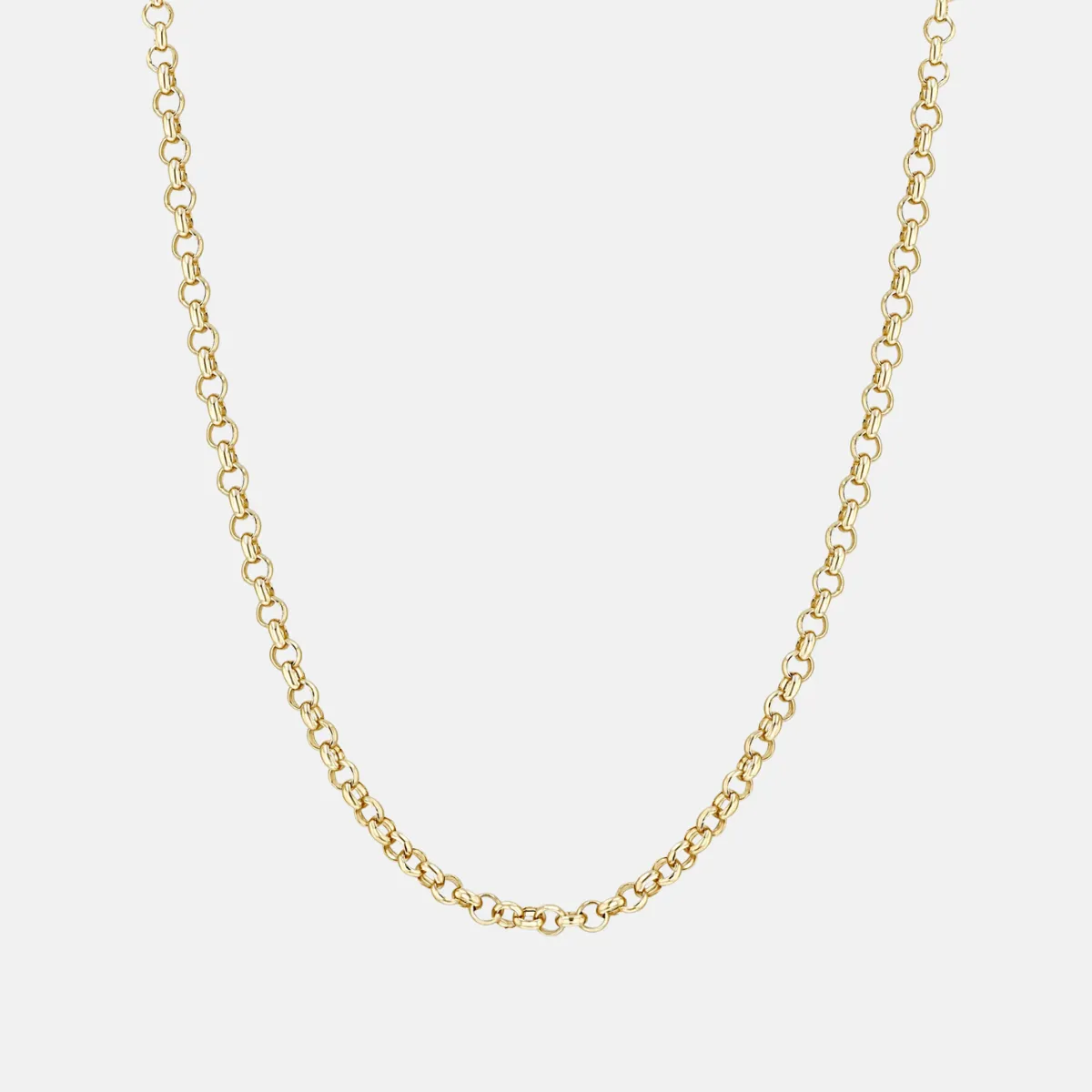 Heavyweight Rolo Chain Necklace
