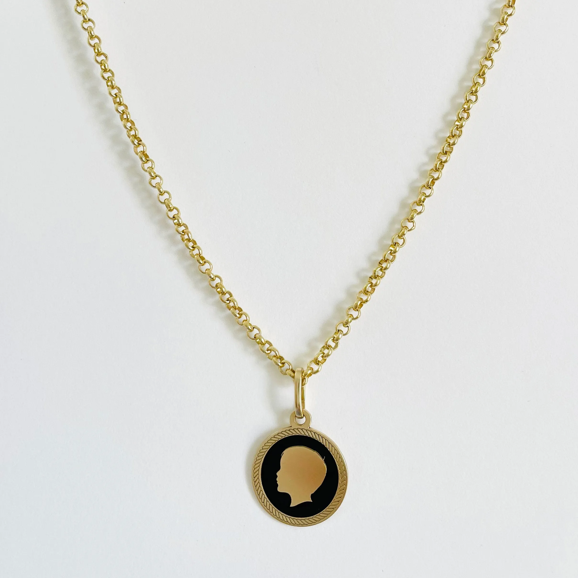 Heavyweight Rolo Chain Necklace