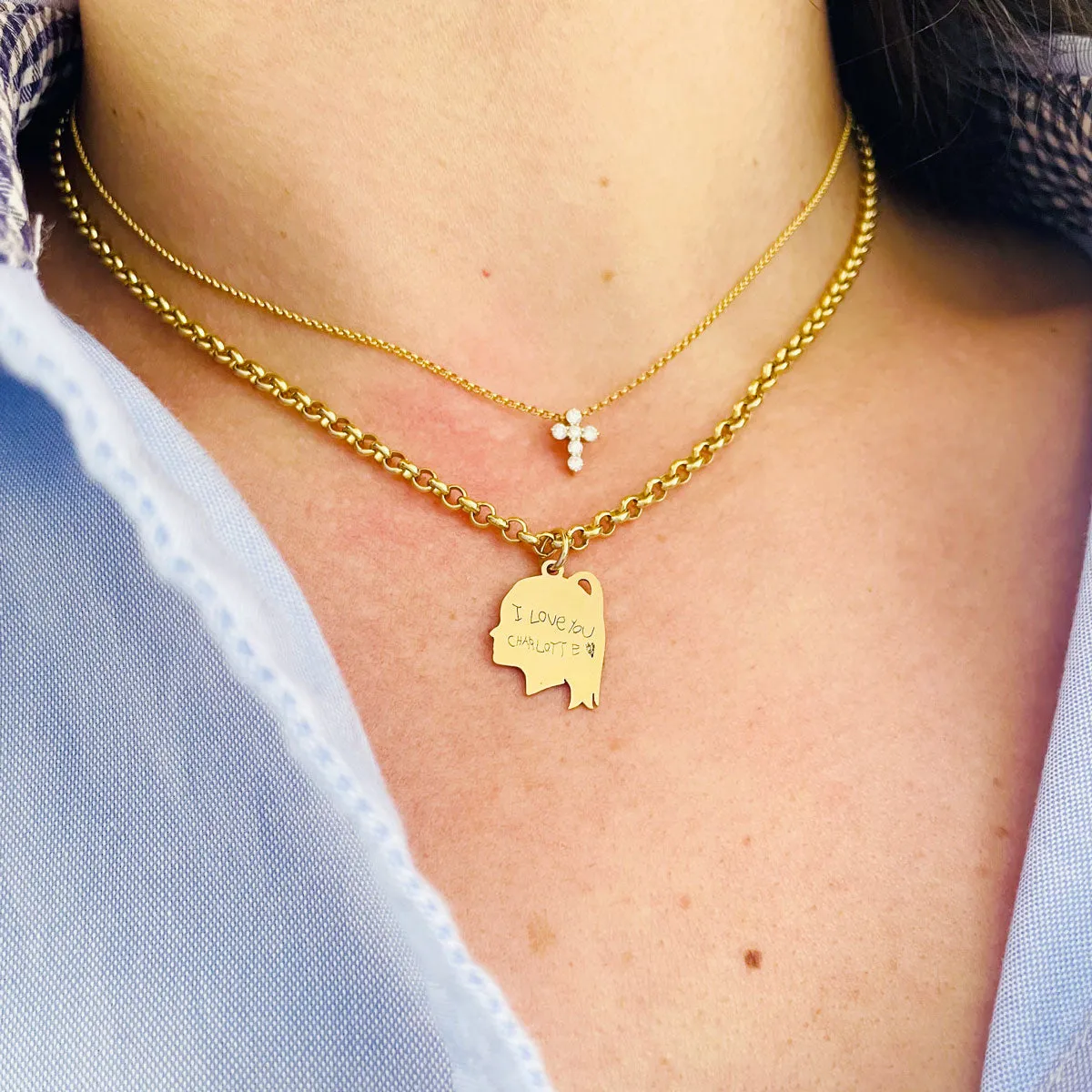 Heavyweight Rolo Chain Necklace