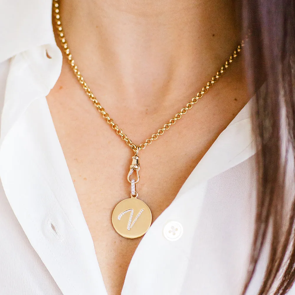 Heavyweight Rolo Chain Necklace