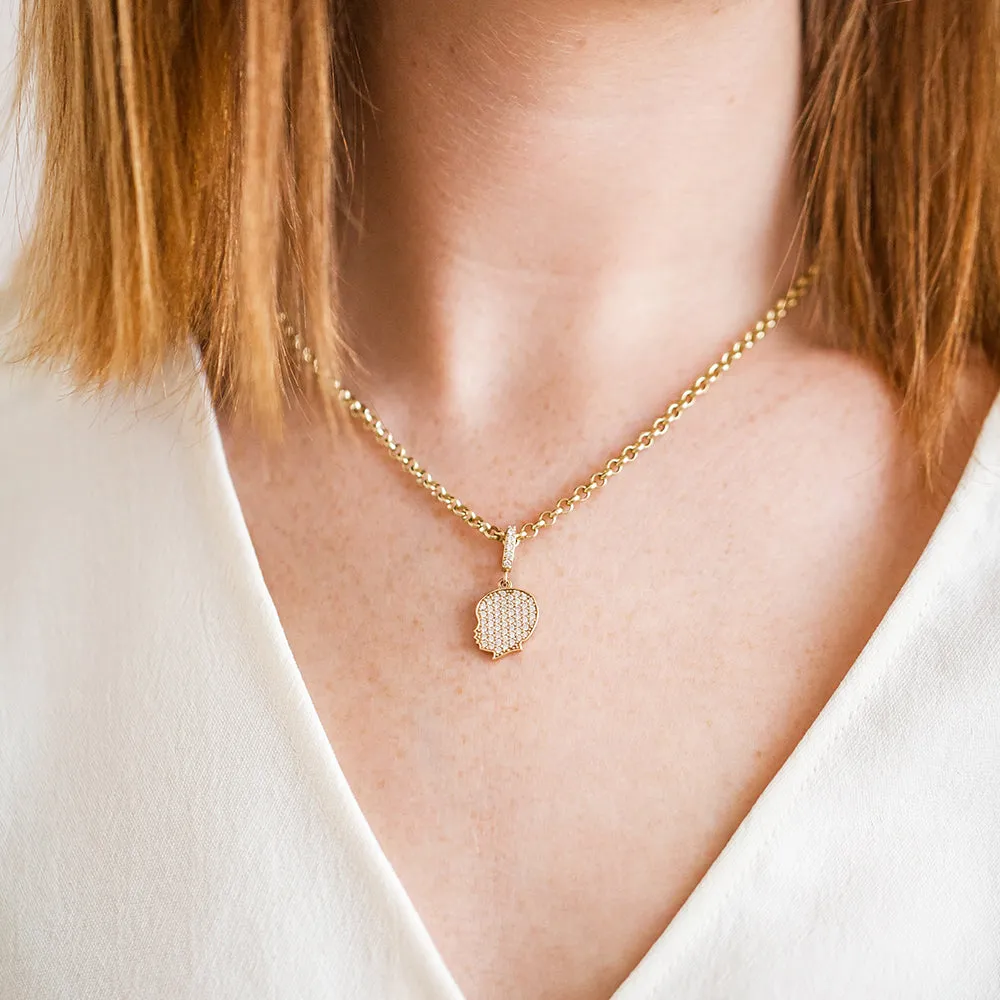 Heavyweight Rolo Chain Necklace