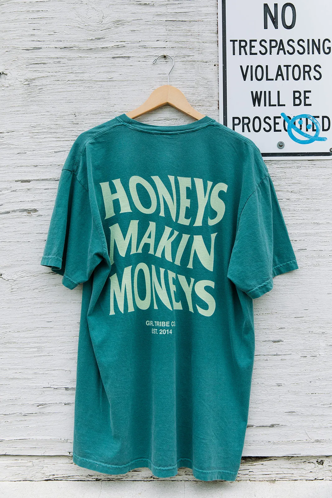 Honeys Makin Money Tee in Green